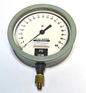 INDUSTRIAL ASHCROFT AMC 4297 ALCOA G TEST GAUGE STEAMPUNK #5 - Picture 1 of 6