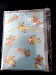 1989 Sanrio Tweddle Dee Dee Set Stazionario 20 Fogli 10 Buste 8 Adesivi Nuovi - Foto 1 di 2