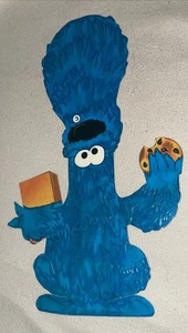 Vintage Krümelmonster dünner Karton ausgeschnitten Aktivität New Old Stock - Bild 1 von 9