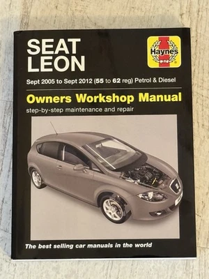 Haynes Manual 6408 - SEAT Leon, 2005 to 2012, petrol & diesel - Image 1 of 2