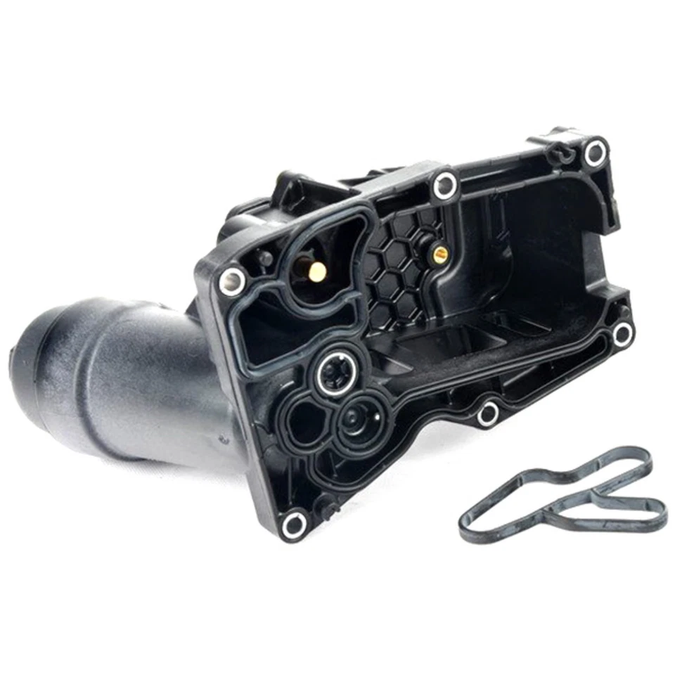 Carcasa de filtro de aceite original BMW 11-42-8-507-697 para X5 328d xDrive X3 535d 740Ld Foto 1 de 3