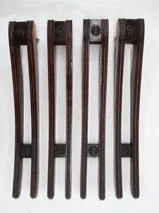 Vintage Antique 29 3/4" Curved Double Table Legs - Picture 1 of 9