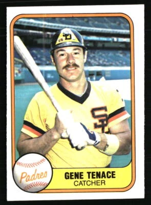 Gene Tenace 1981 Fleer #489 Baseball Card - Image 1 of 2