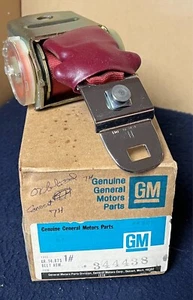 Corvette convertible lap belt - 1974 - Oxblood - NOS - GM# 344438 - Bild 1 von 6