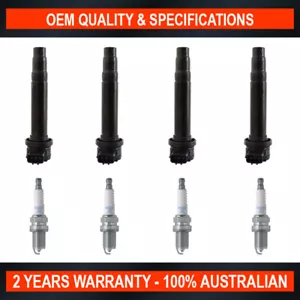 Pack of SWAN Ignition Coils & NGK Spark Plug for Nissan Pulsar QG18DE (1.8L) - Picture 1 of 5