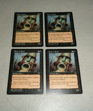~Rats of Rath x4 ~LP-MP~ Playset Tempest Magic the Gathering MTG ~Free Ship~
