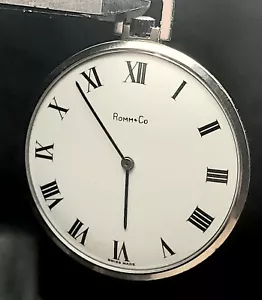 Romm & Co. Brockton, Ma Croton F-426 17J 13S Taschenuhr - läuft - KOSTENLOSER USA Versand - Bild 1 von 12