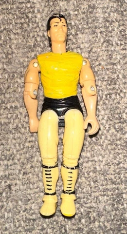 Vintage 1991 GI Joe Mortal Kombat Liu Kang 3.75” Custom Painted Cover