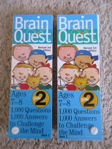 Brain Quest 2nd Grade Ages 7-8 Deck One & Deck Two - Bild 1 von 1