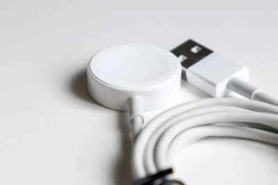 Cable de Carga Magnético 1 Metro Apple Watch A1768 - Todo Blanco - Original Oficial Foto 1 de 4