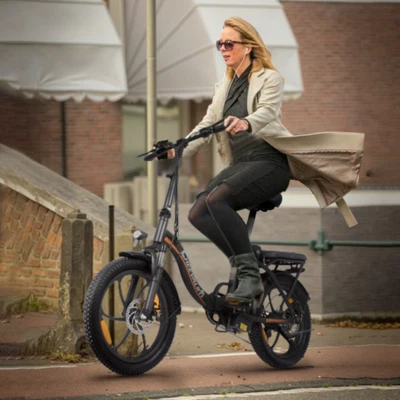 Cheevalry Elektrofahrrad faltbar 20 zoll Fahrrad 48V 16AH Bis 100KM Trekkingrad