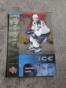 2001-02 Upper Deck Ice #39 Vincent Lecavalier Tampa Bay Lightning Acetate