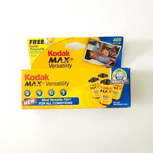 KODAK MAX 400 Film 35mm 4 ROLLS Exp 1/2008 Unopened - Picture 1 of 5
