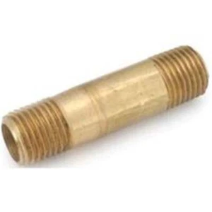 Anderson Metal Corp Pipe Nipple Brass 3/8 X 1-1/2 736113-0624 - Picture 1 of 1