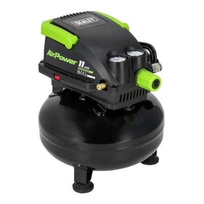 Sealey 11L Oil Free Direct Drive Air Compressor 0.5hp SAC1100 - Image 1 of 4