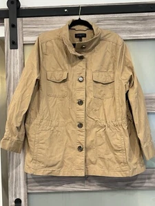 Women's Talbots Plus Size 2X Khaki Jacket NWT - Picture 1 of 14