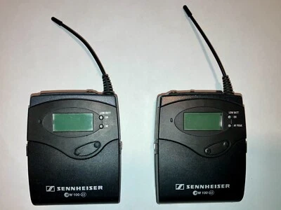 Sennheiser EW 100 G3 bodypack Transmitter+Receiver sets, C Band (734-776MHz) - Bild 1 von 4