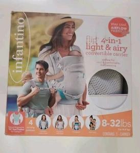 Infantino Flip 4-in-1 leichter & luftiger Cabrio-Träger - grau - Bild 1 von 5