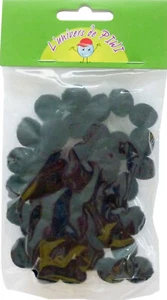 45 POMPONES Ø15 NEGROS ACRÍLICO - Imagen 1 de 2