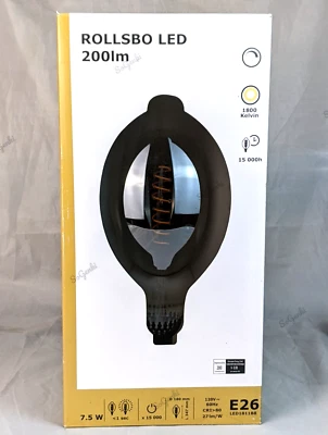 IKEA ROLLSBO LED Light Bulb 7.5 W 200lm E26 LED1811B8 Dimmable - Image 1 of 4