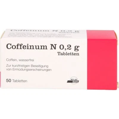 COOPER CONSUMER HEALTH DEUTSCHLAND GMBH COFFEINUM N 0,2 g Tabletten 50 St PZN 04584676