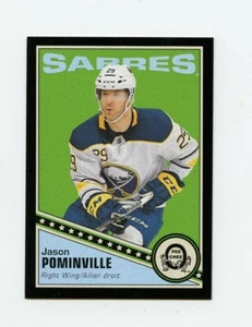 19/20 O-Pee-Chee OPC Retro Negro #302 Jason Pominville 052/100 Sables - Imagen 1 de 1
