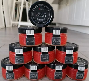 1kg (9+1) Pink Salmon GORBUSHA Red Humpback Pink Salmon Caviar Salmon Ikura ИКРА - Picture 1 of 5