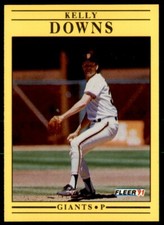 1991 Fleer Kelly Downs San Francisco Giants #261