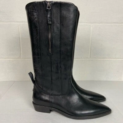 NUEVAS Botas Altas Free People x We the Free Allistar Punta Talla 9 Negras Foto 1 de 4