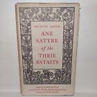 Ane Sartre Of The Thrie Estaits By Sir David Lindsay 1954 Hc W/ Dj