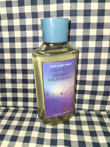 ALL NEW Frosted Coconut Snowball Body Wash Gel 10 oz Bath & Body Works - Picture 1 of 1