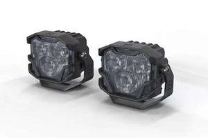 Morimoto 4Banger 2.0 HXB LED Pods & With U Brackets SAE Wide White Universal Set - Picture 1 of 7