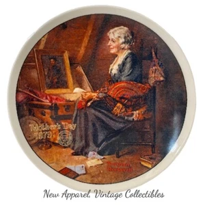 MINT! Norman Rockwell "Mother's Day" 1979 Collector Art China, Plate w/Box + COA - Picture 1 of 4
