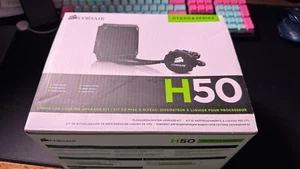 Corsair Hydro Series H50 Refroidisseur CPU Liquide Haute Performance 2x Ventilateurs 120mm - Photo 1/6