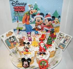 Disney Mickey Mouse Clubhouse Christmas Holiday Deluxe Cake/Cupcake Toppers - Picture 1 of 8