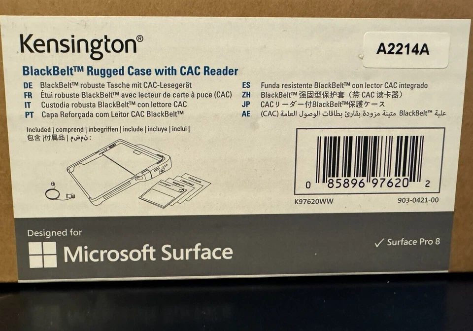 Kensington Blackbelt Rugged Case with Integrated Smart Card Reader (CAC) - Image 1 of 4
