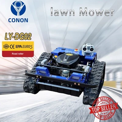 High HP Gasoline Electric Start Tracked Hybrid Weed Mower – 45° Slope Capability - image 1 of 4