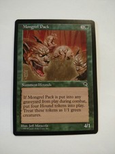 Mongrel Pack Tempest Magic the Gathering Near Mint