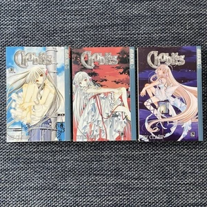 Lot of 3 - Chobits by CLAMP Volumes 1, 2, 3 TOKYOPOP Manga English Language - Picture 1 of 7