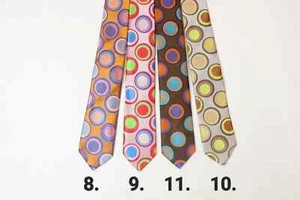 Cosmos 8-11 Silk Tie & Hanky - Picture 1 of 5