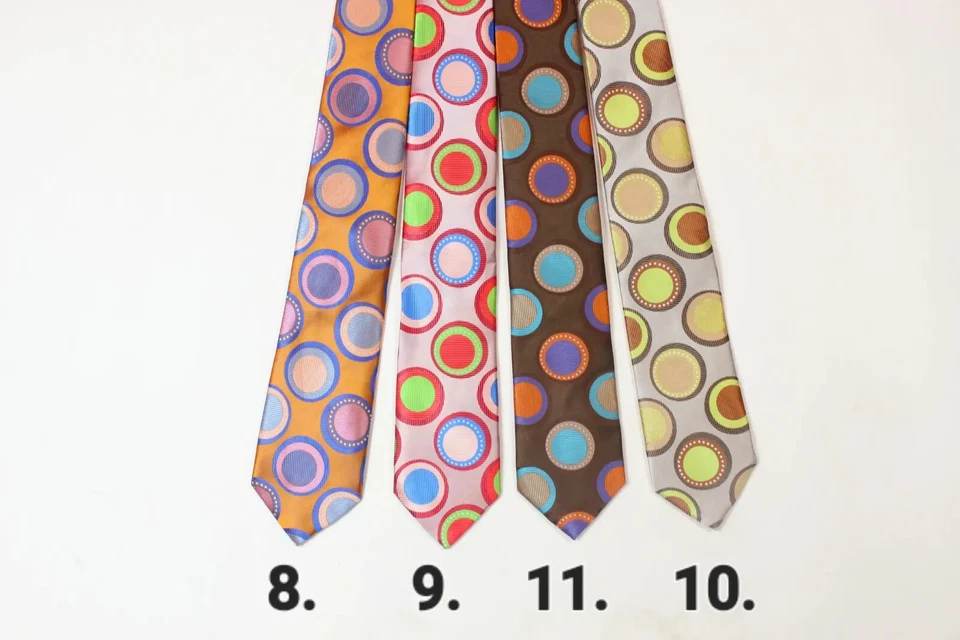 Corbata y pañuelo de seda Cosmos 8-11 Foto 1 de 1