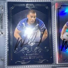 Will Hopoate Signed 2017 Elite NRL card Canterbury Bulldogs