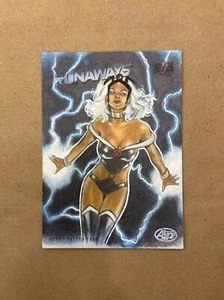 2020 Upper Deck Marvel Runaways Sketch Card 1/1 Storm by Huy Truong - Picture 1 of 2