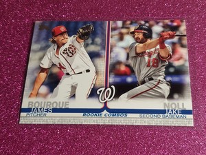 2019 Topps Update #US210 Jake Noll/James Bourque Nationals Rookie Combo