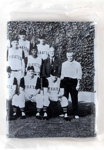 1960 Pittsburgh Pirates Wallet with Team Photo Including Clemente, New Old Stock Cover