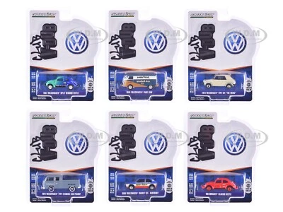 "CLUB VEE-DUB" SERIE 20, JUEGO DE 6 PIEZAS COCHES MODELO DIECAST 1/64 POR GREENLIGHT 36110 Foto 1 de 3