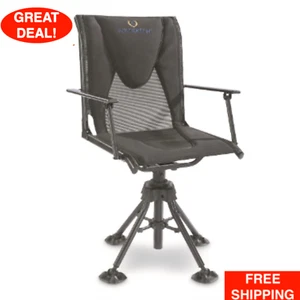 360 Comfort Swivel Hunting Blind Chair With Armrests Deer Camp Hunting Outdoor - Picture 1 of 24