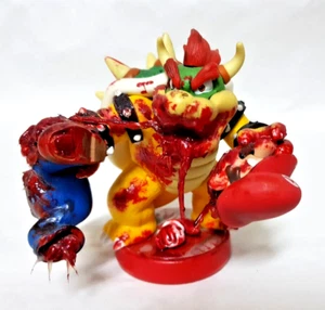 Amiibo CUSTOM BOWSER NINTENDO DEATH MARIO - Foto 1 di 11