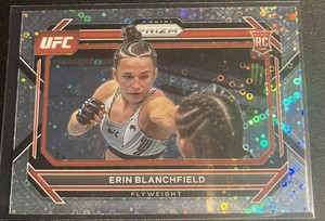 2023 UFC Prizm Erin Blanchfield Silver Disco Rookie Prizm RC
