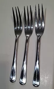 Reed & Barton Stainless OLDE LEXINGTON Dinner Fork Lot Of 3 - Picture 1 of 8